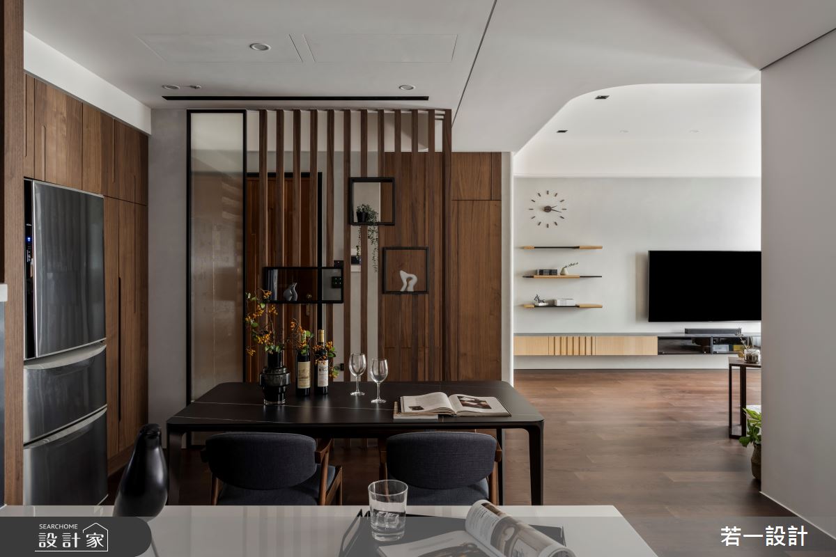 38坪新成屋(5年以下)＿現代人文風客廳餐廳案例圖片＿若一設計＿若一_靜憩之7