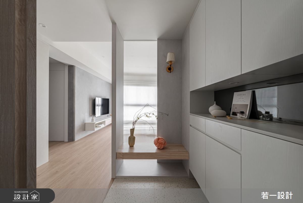 新成屋(5年以下)＿日式無印風玄關案例圖片＿若一設計＿若一_沐曦之3