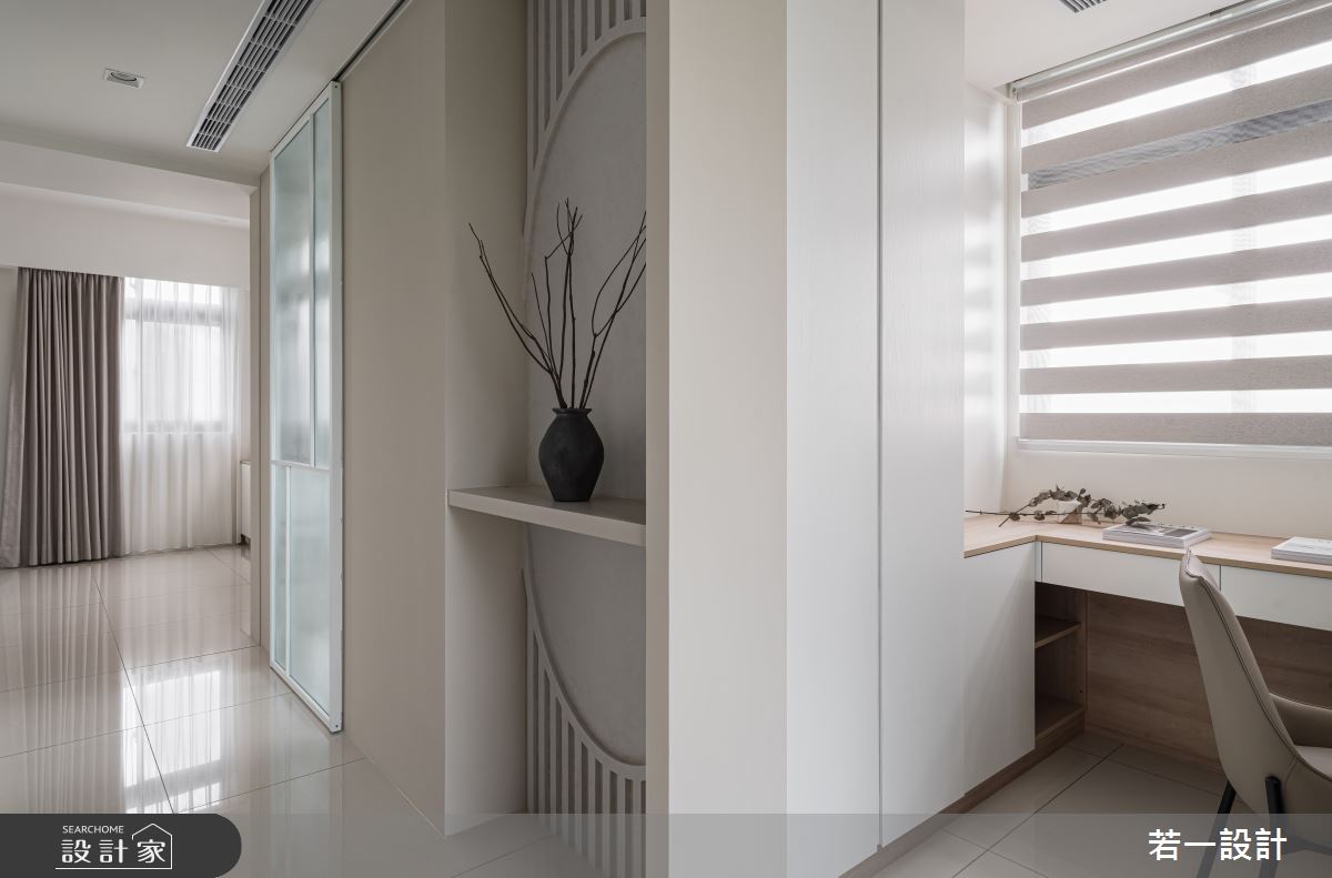 70坪中古屋(5~15年)＿簡約風書房工作區案例圖片＿若一設計＿若一_暄湲之16