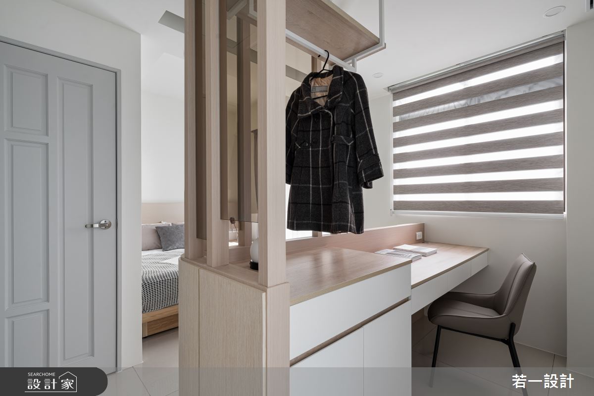 70坪中古屋(5~15年)＿簡約風臥室工作區案例圖片＿若一設計＿若一_暄湲之22