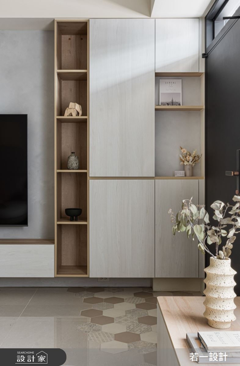 18坪新成屋(5年以下)＿北歐風玄關案例圖片＿若一設計＿若一_澄境之9