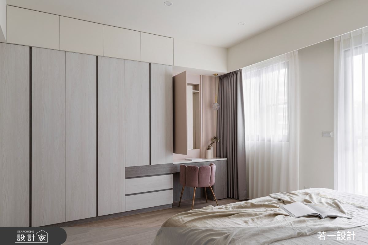 18坪新成屋(5年以下)＿北歐風臥室案例圖片＿若一設計＿若一_澄境之12