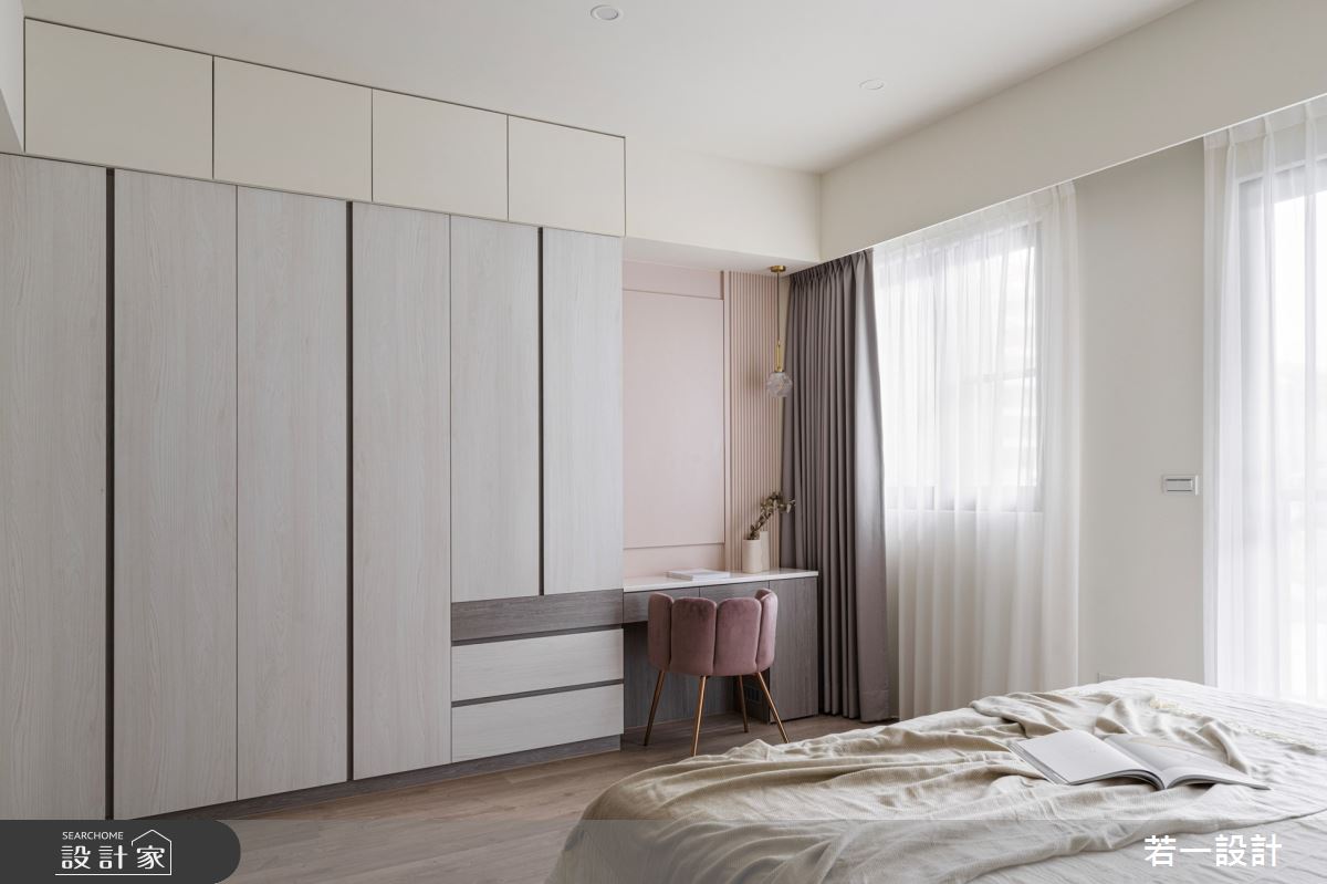 18坪新成屋(5年以下)＿北歐風臥室案例圖片＿若一設計＿若一_澄境之13