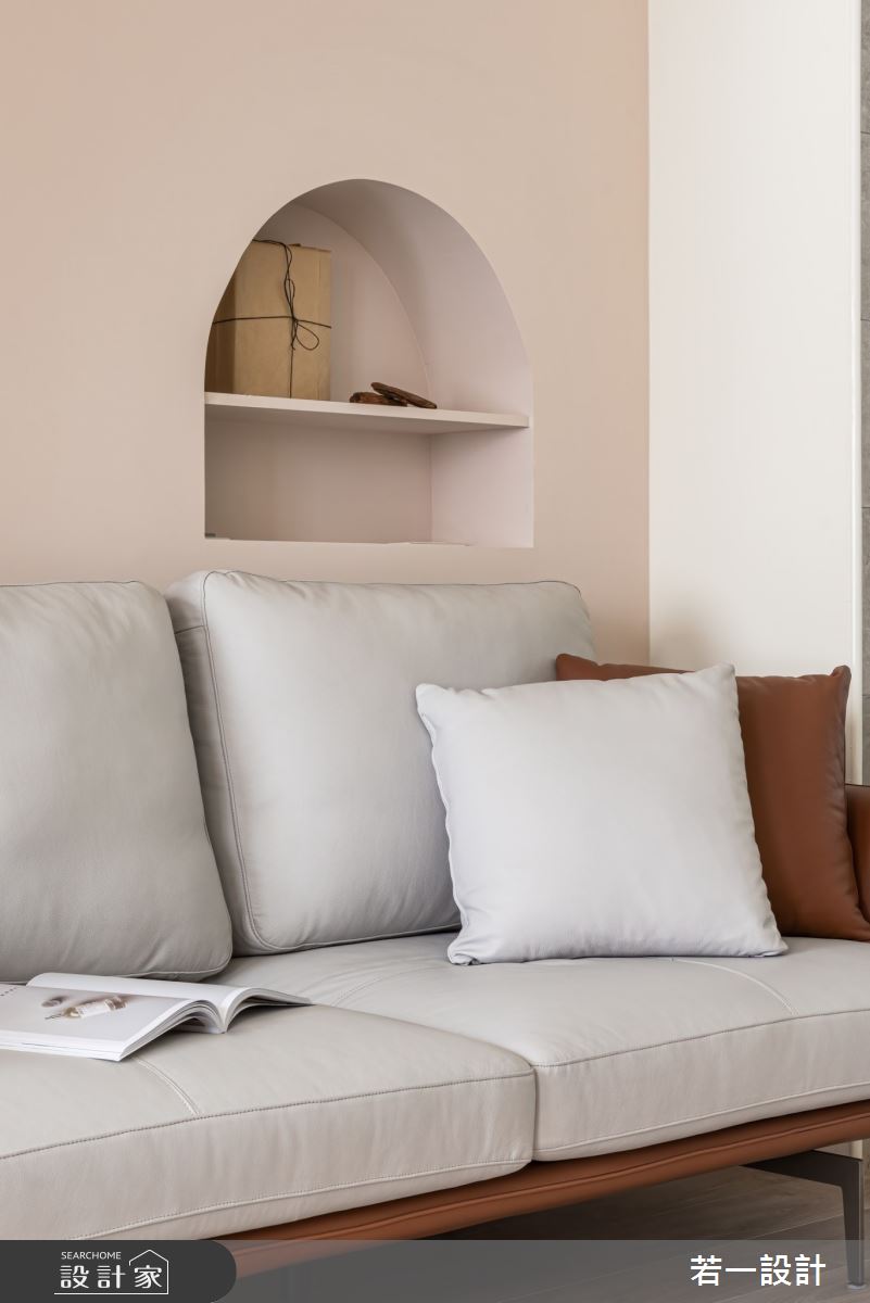 18坪新成屋(5年以下)＿北歐風客廳案例圖片＿若一設計＿若一_澄境之15