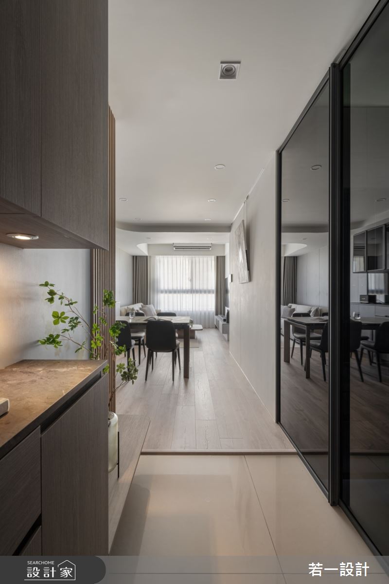 17坪新成屋(5年以下)＿現代風玄關客廳餐廳案例圖片＿若一設計＿若一_敘.覓之1