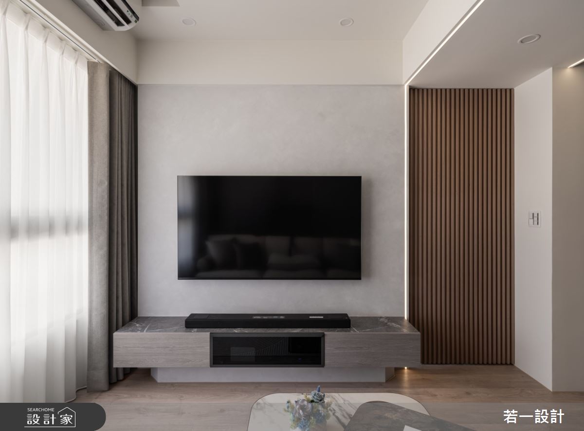17坪新成屋(5年以下)＿現代風客廳案例圖片＿若一設計＿若一_敘.覓之4
