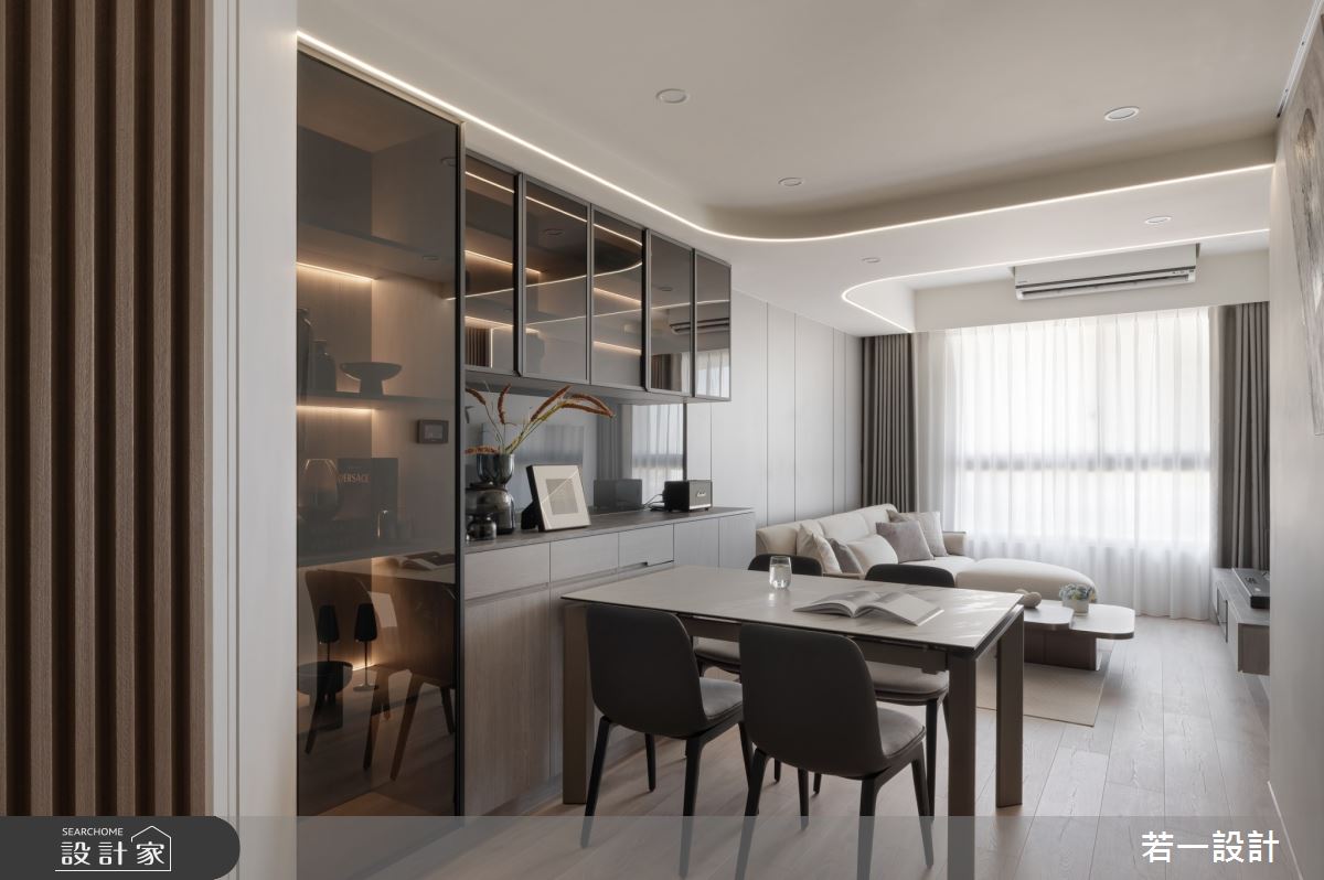 17坪新成屋(5年以下)＿現代風客廳餐廳案例圖片＿若一設計＿若一_敘.覓之6