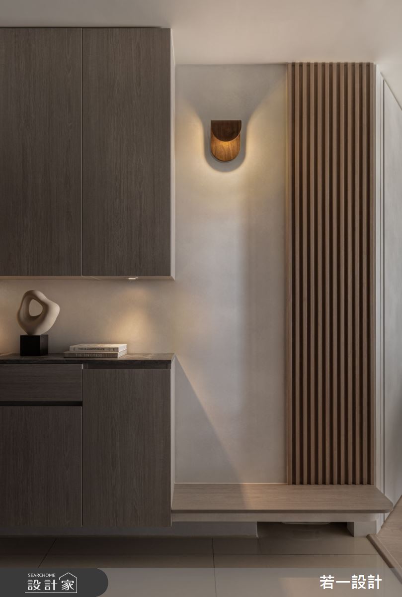 17坪新成屋(5年以下)＿現代風玄關案例圖片＿若一設計＿若一_敘.覓之7