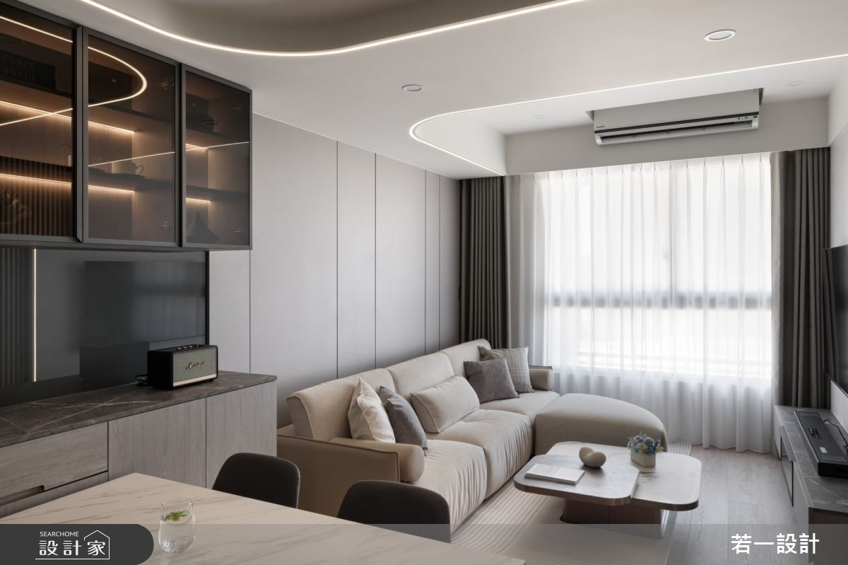 17坪新成屋(5年以下)＿現代風客廳餐廳案例圖片＿若一設計＿若一_敘.覓之8