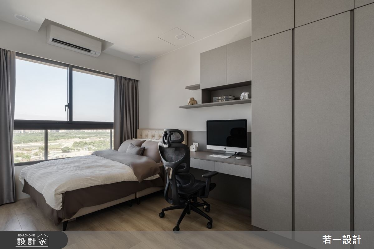 17坪新成屋(5年以下)＿現代風臥室案例圖片＿若一設計＿若一_敘.覓之12