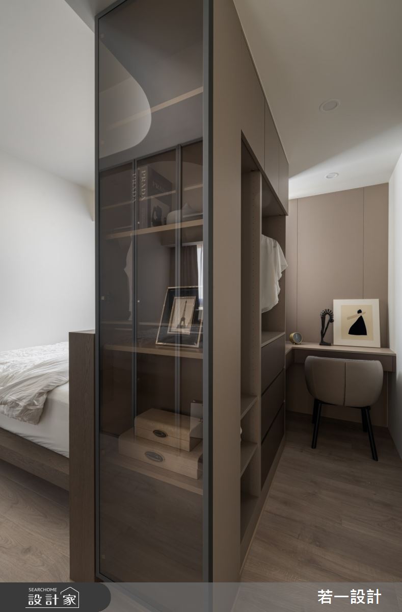 17坪新成屋(5年以下)＿現代風臥室更衣間案例圖片＿若一設計＿若一_敘.覓之13