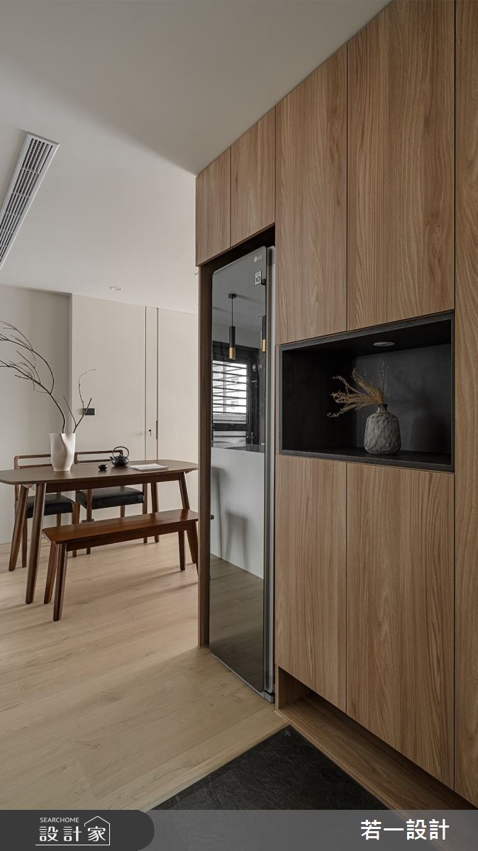 16坪中古屋(5~15年)＿低奢風玄關餐廳案例圖片＿若一設計＿若一_岩語之1