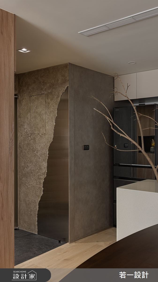 16坪中古屋(5~15年)＿低奢風玄關餐廳案例圖片＿若一設計＿若一_岩語之2