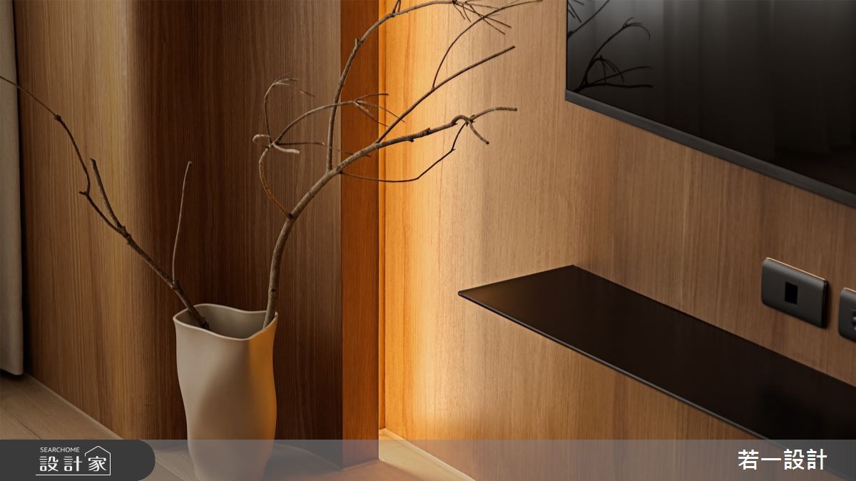 16坪中古屋(5~15年)＿低奢風客廳案例圖片＿若一設計＿若一_岩語之11