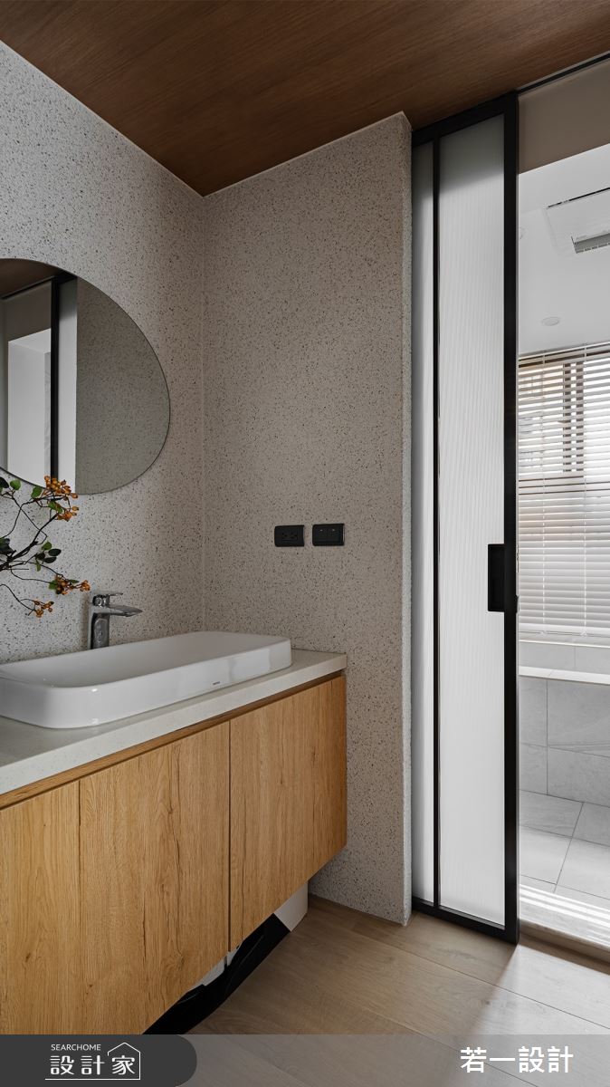 16坪中古屋(5~15年)＿低奢風浴室案例圖片＿若一設計＿若一_岩語之13