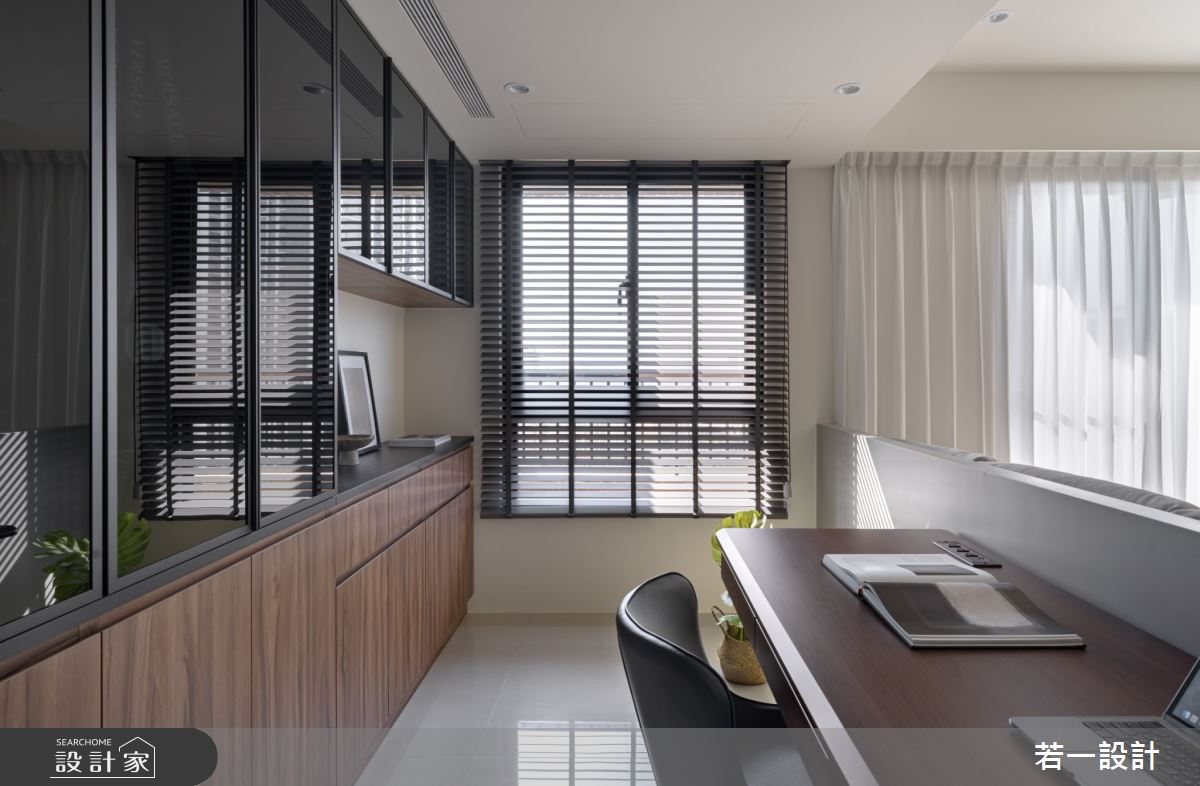 20坪新成屋(5年以下)＿現代風書房工作區案例圖片＿若一設計＿若一_拾光之10