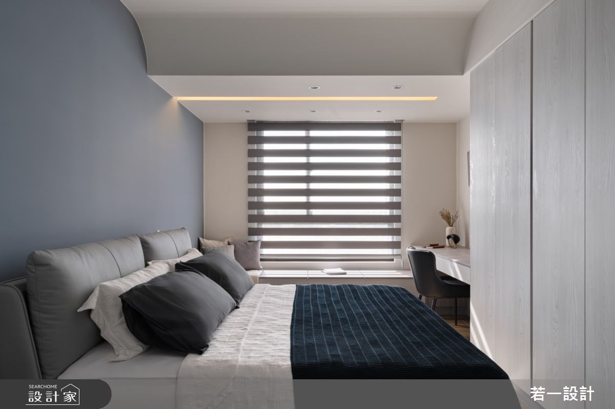 20坪新成屋(5年以下)＿現代風臥室臥榻案例圖片＿若一設計＿若一_拾光之3990