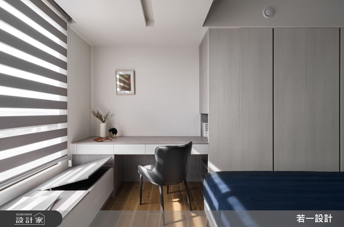 20坪新成屋(5年以下)＿現代風臥室臥榻案例圖片＿若一設計＿若一_拾光之14