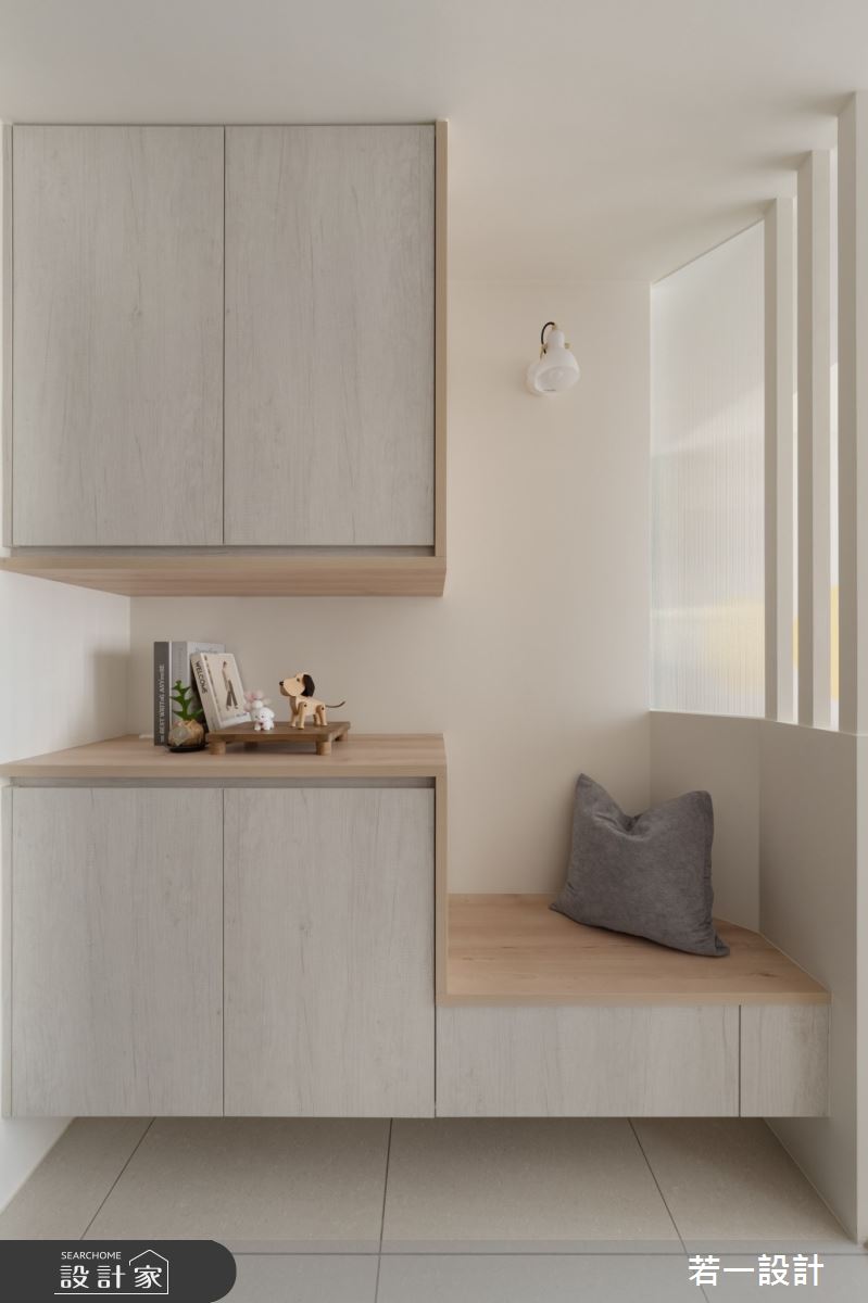 15坪新成屋(5年以下)＿北歐風玄關案例圖片＿若一設計＿若一_翠璄之2