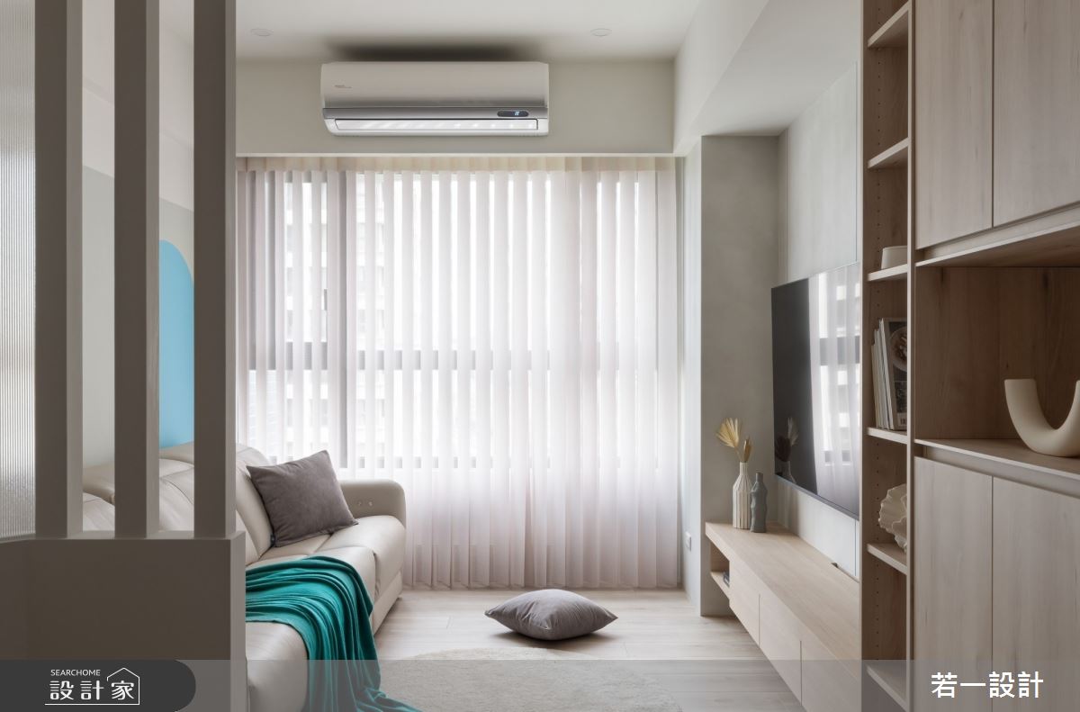 15坪新成屋(5年以下)＿北歐風客廳案例圖片＿若一設計＿若一_翠璄之5
