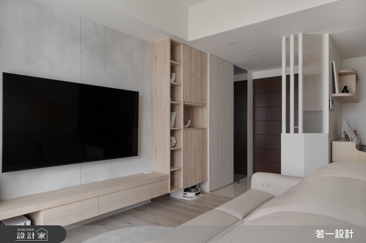 15坪新成屋(5年以下)＿北歐風客廳案例圖片＿若一設計＿若一_翠璄之6