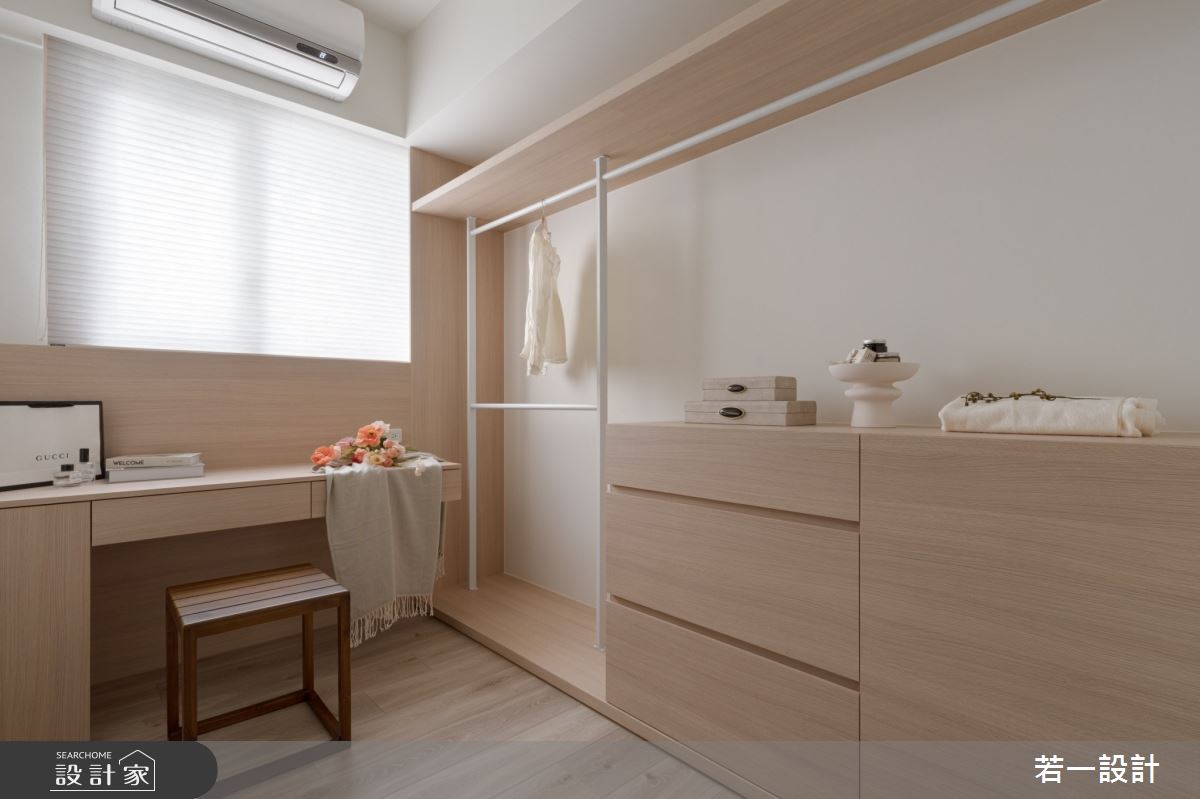 15坪新成屋(5年以下)＿北歐風更衣間案例圖片＿若一設計＿若一_翠璄之12