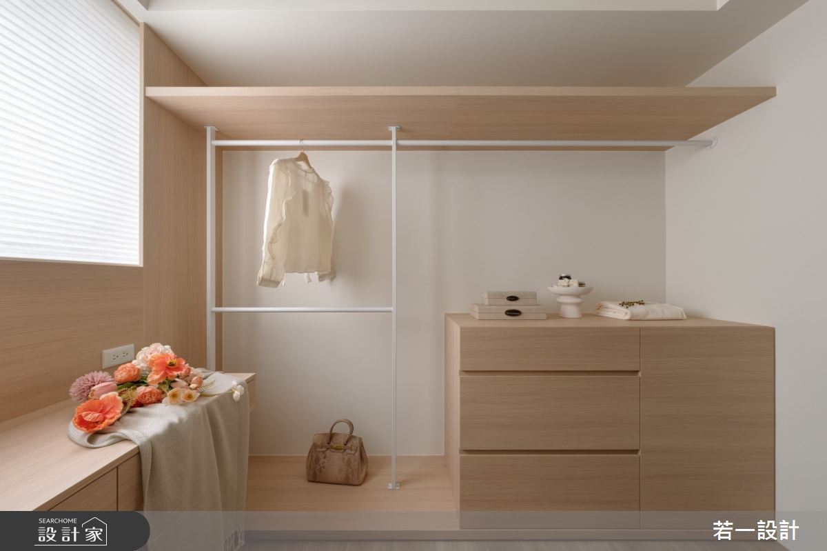 15坪新成屋(5年以下)＿北歐風更衣間案例圖片＿若一設計＿若一_翠璄之13