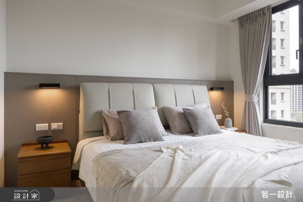 15坪新成屋(5年以下)＿北歐風臥室案例圖片＿若一設計＿若一_翠璄之15