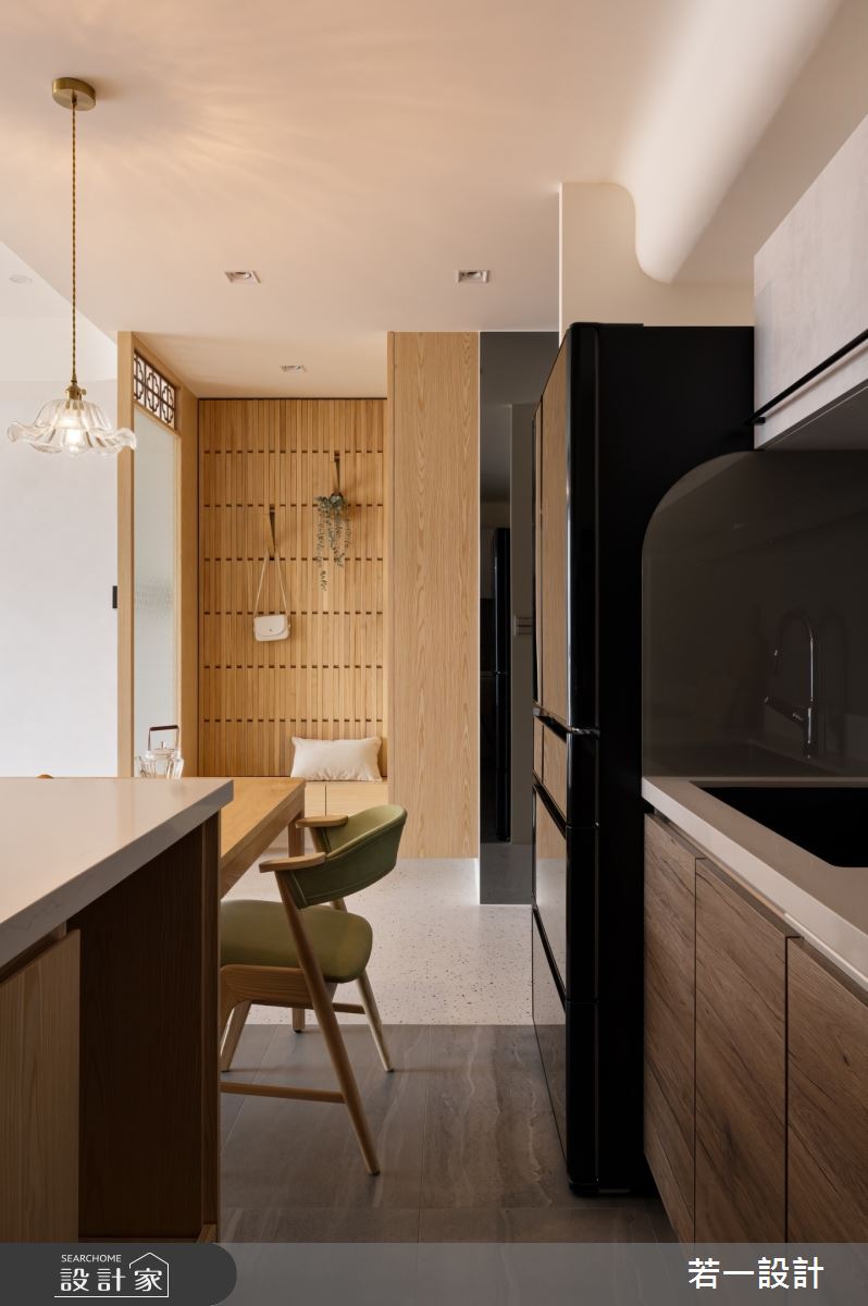 33坪新成屋(5年以下)＿日式風玄關餐廳案例圖片＿若一設計＿若一_暮蘊之8