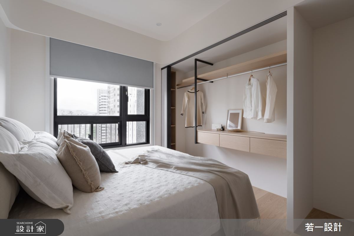 33坪新成屋(5年以下)＿日式風臥室案例圖片＿若一設計＿若一_暮蘊之10