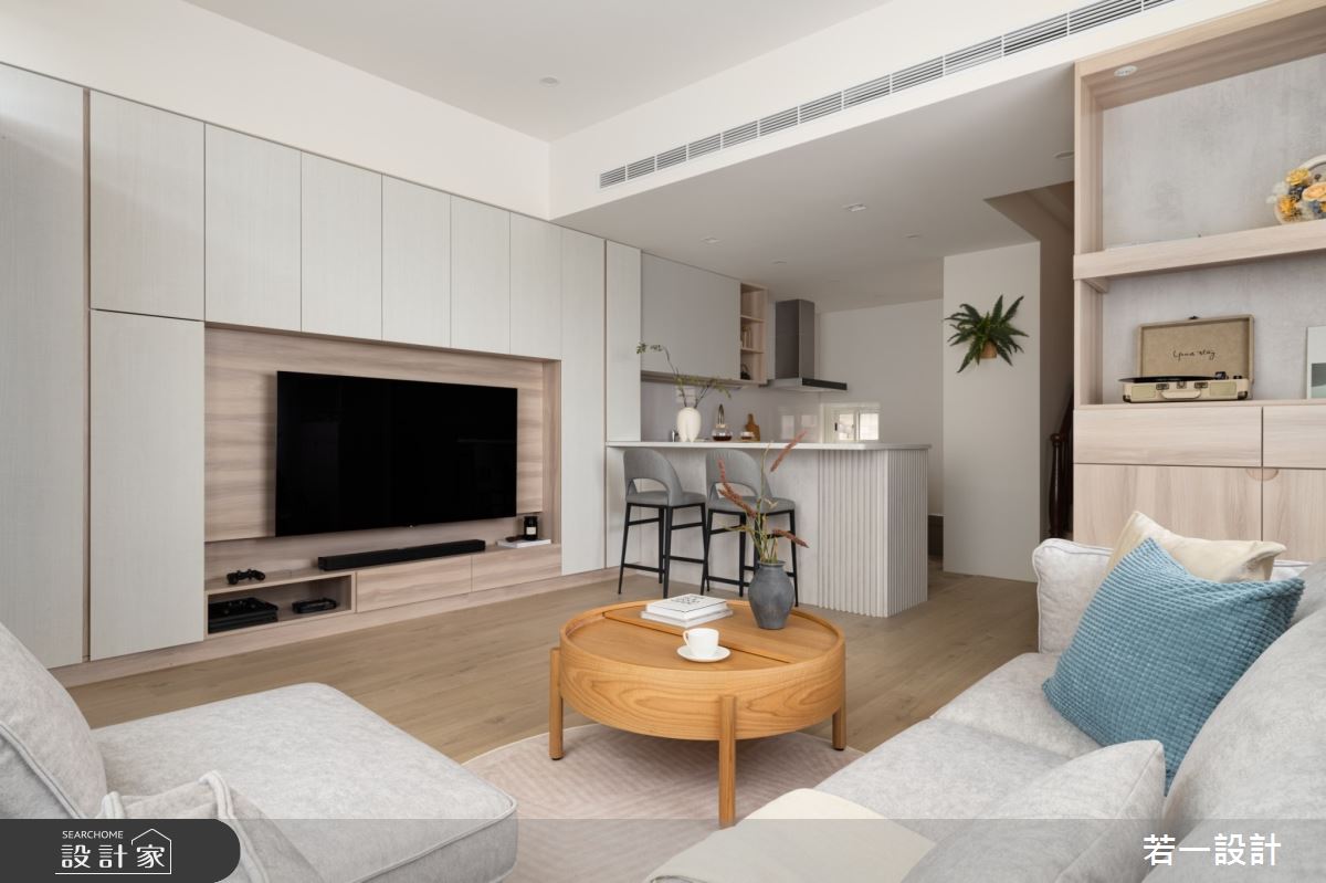 50坪老屋(16~30年)＿北歐風客廳餐廳廚房案例圖片＿若一設計＿若一_曦韻之7