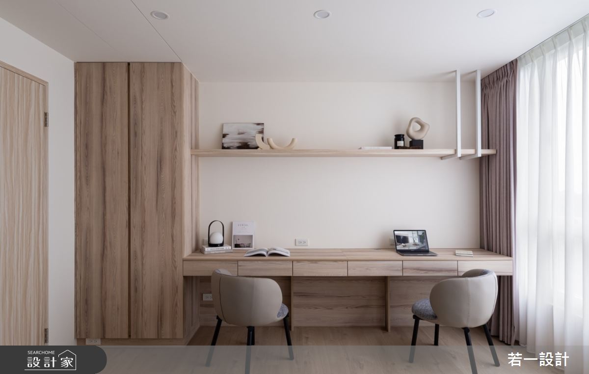 50坪老屋(16~30年)＿北歐風臥室案例圖片＿若一設計＿若一_曦韻之11