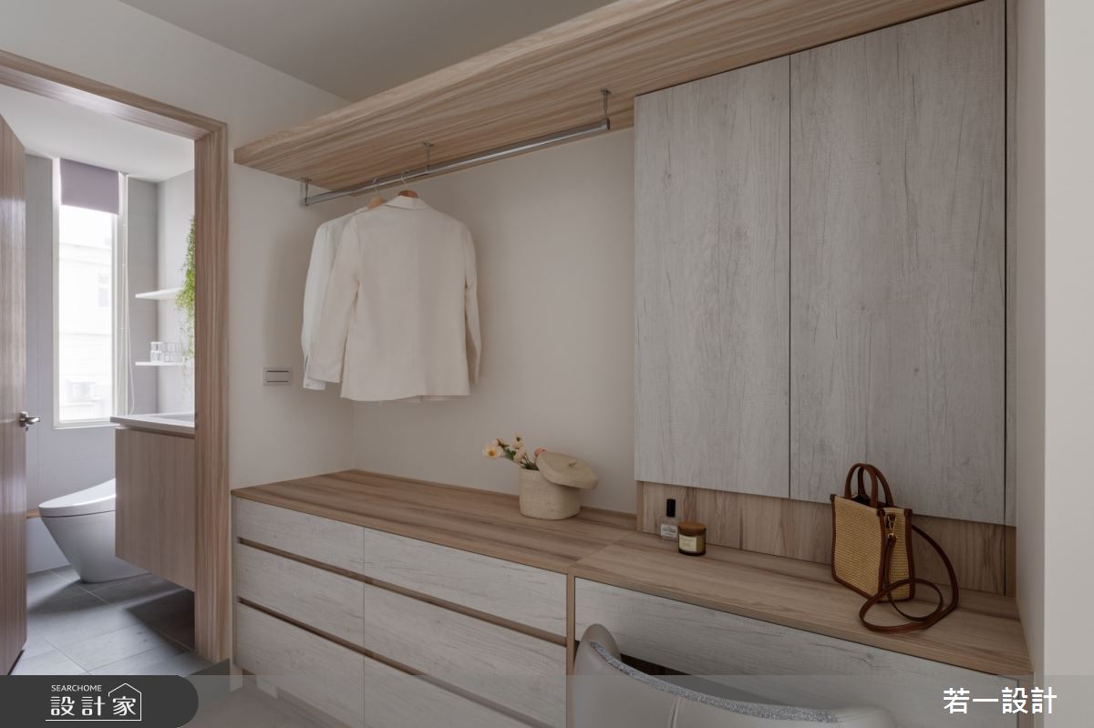 50坪老屋(16~30年)＿北歐風更衣間浴室案例圖片＿若一設計＿若一_曦韻之12