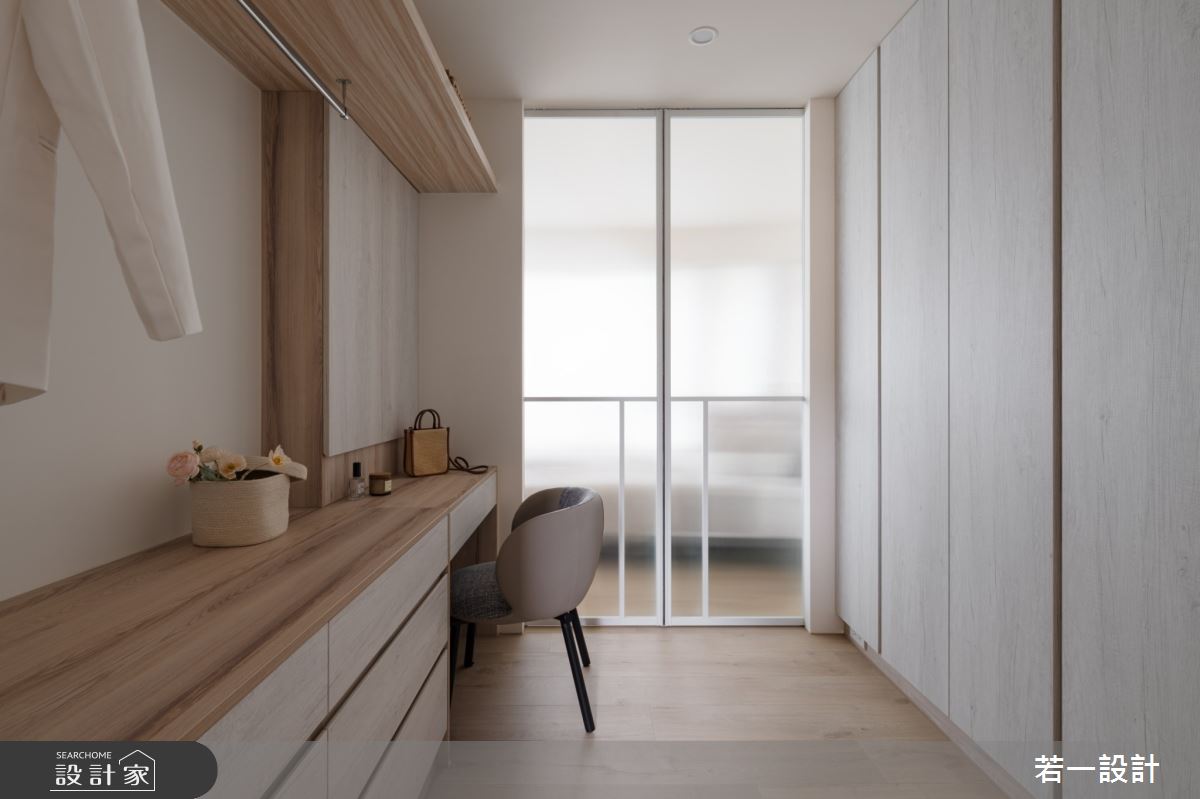 50坪老屋(16~30年)＿北歐風更衣間案例圖片＿若一設計＿若一_曦韻之13