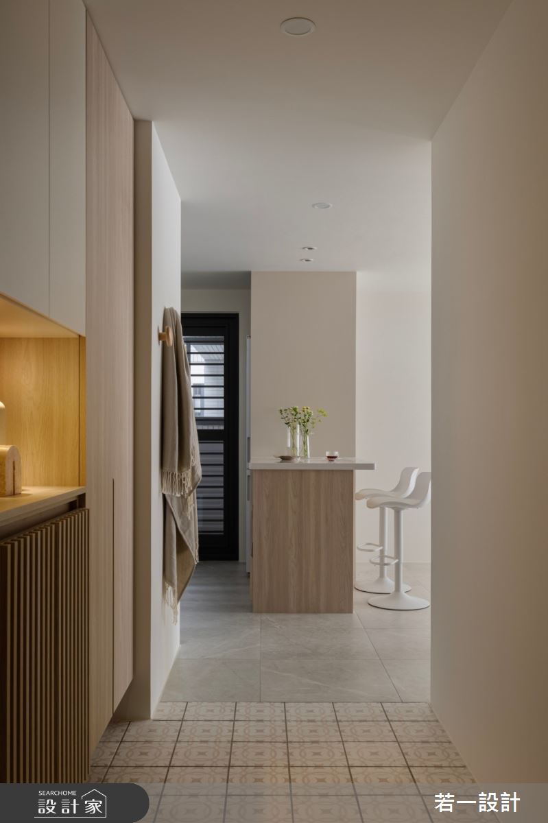 預售屋＿混搭風玄關案例圖片＿若一設計＿若一_柔蓿之2