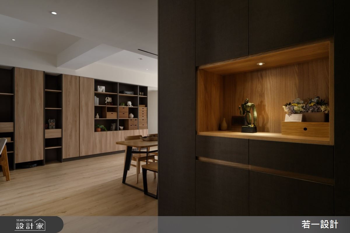 28坪中古屋(5~15年)＿日式風玄關餐廳案例圖片＿若一設計＿若一_沐寂之15