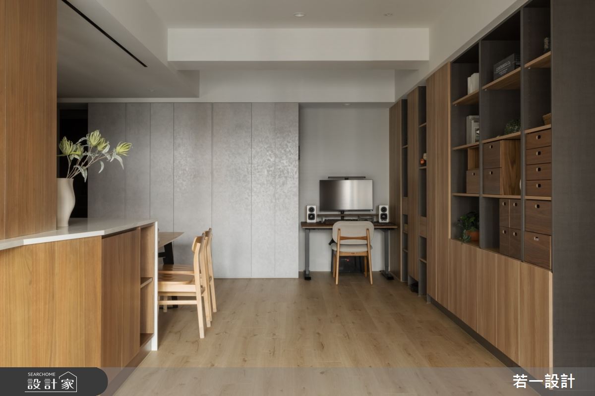 28坪中古屋(5~15年)＿日式風餐廳書房案例圖片＿若一設計＿若一_沐寂之5