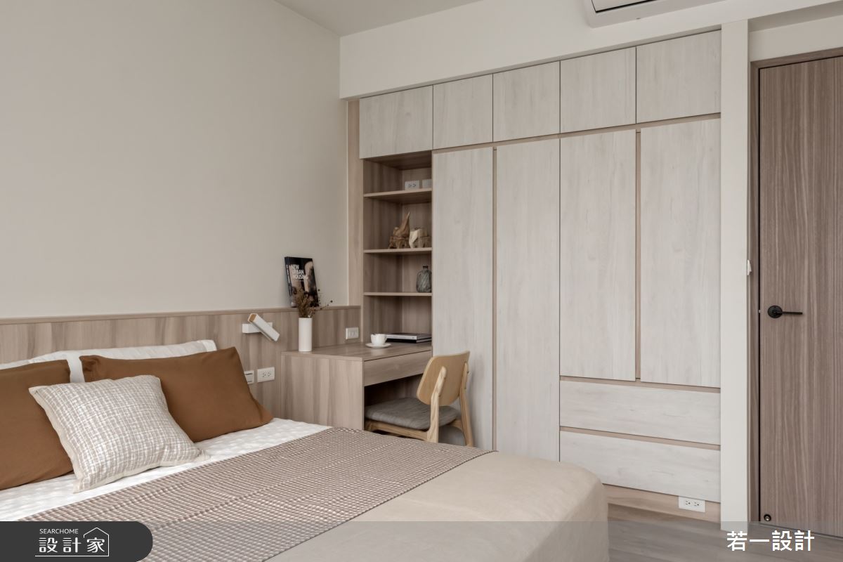 老屋(16~30年)＿日式風臥室案例圖片＿若一設計＿若一_秋暮之13