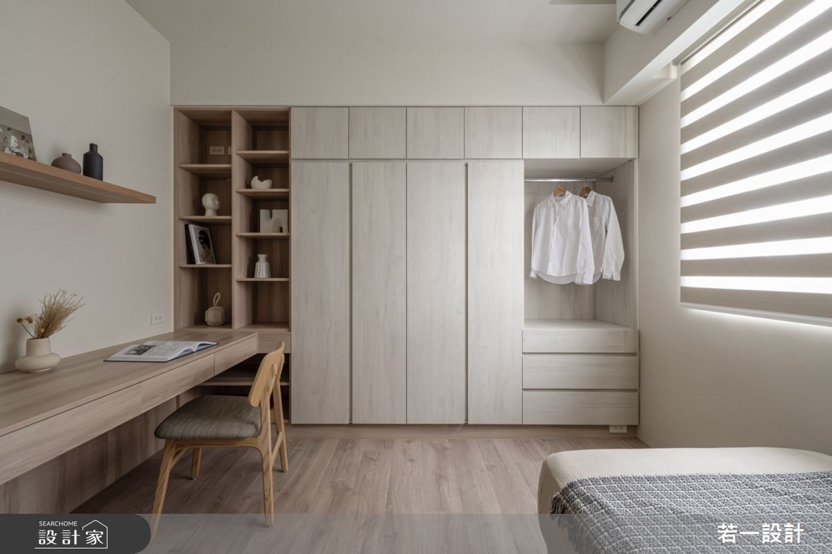 老屋(16~30年)＿日式風臥室案例圖片＿若一設計＿若一_秋暮之14