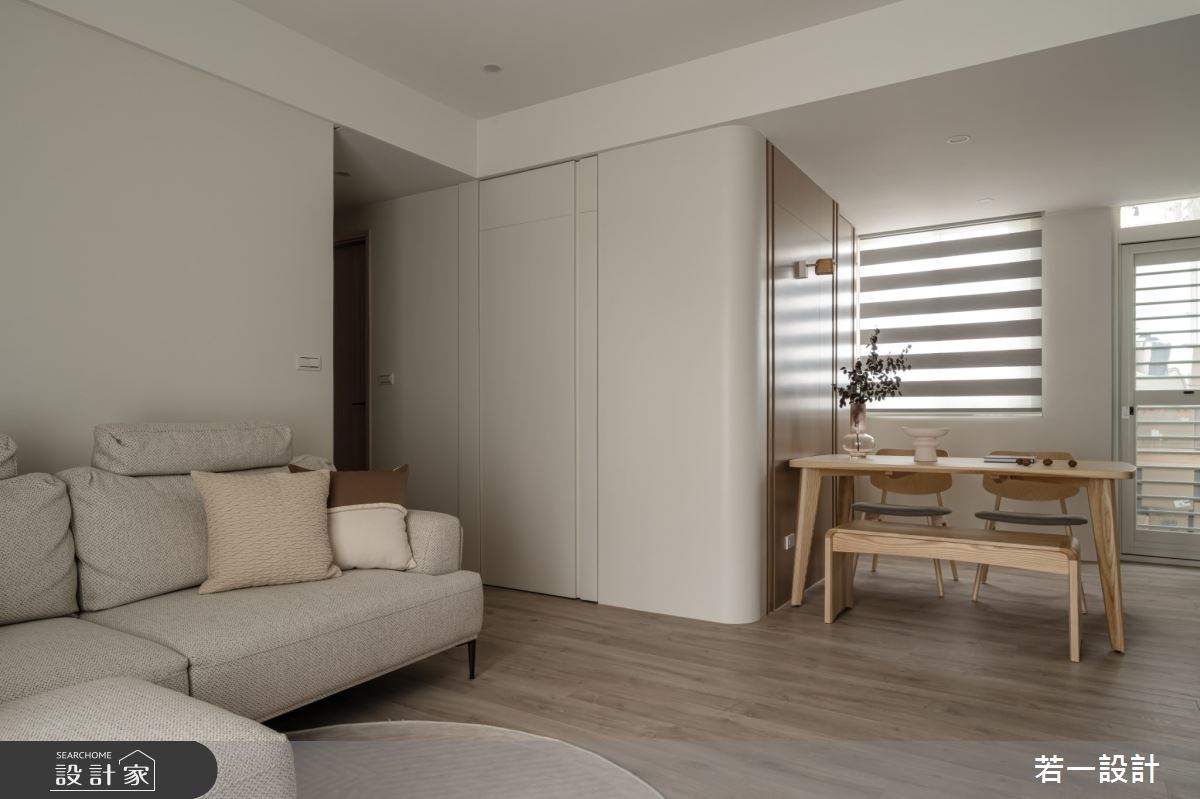 老屋(16~30年)＿日式風客廳餐廳案例圖片＿若一設計＿若一_秋暮之5