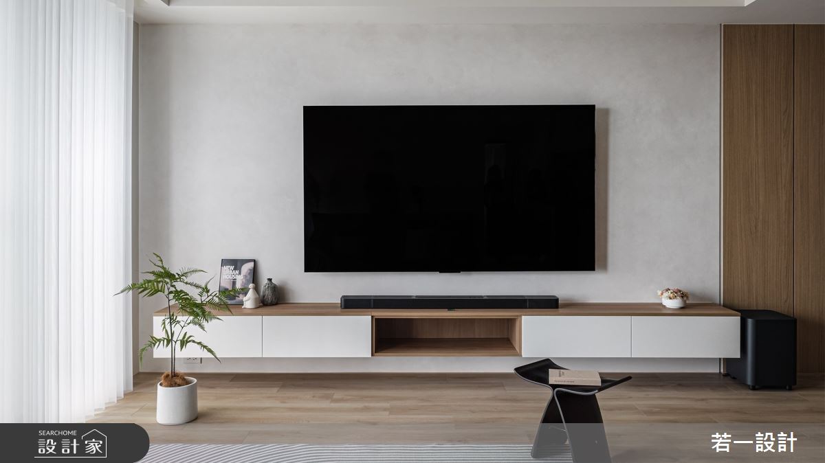 新成屋(5年以下)＿簡約風客廳案例圖片＿若一設計＿若一_樸光之8