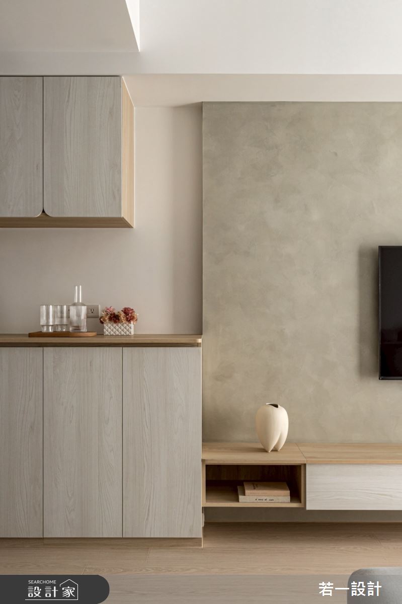 20坪新成屋(5年以下)＿北歐風客廳案例圖片＿若一設計＿若一_光落．木境之9