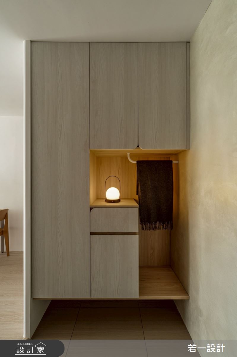 20坪新成屋(5年以下)＿北歐風玄關案例圖片＿若一設計＿若一_光落．木境之11