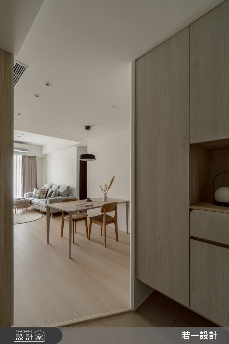 20坪新成屋(5年以下)＿北歐風玄關餐廳案例圖片＿若一設計＿若一_光落．木境之12