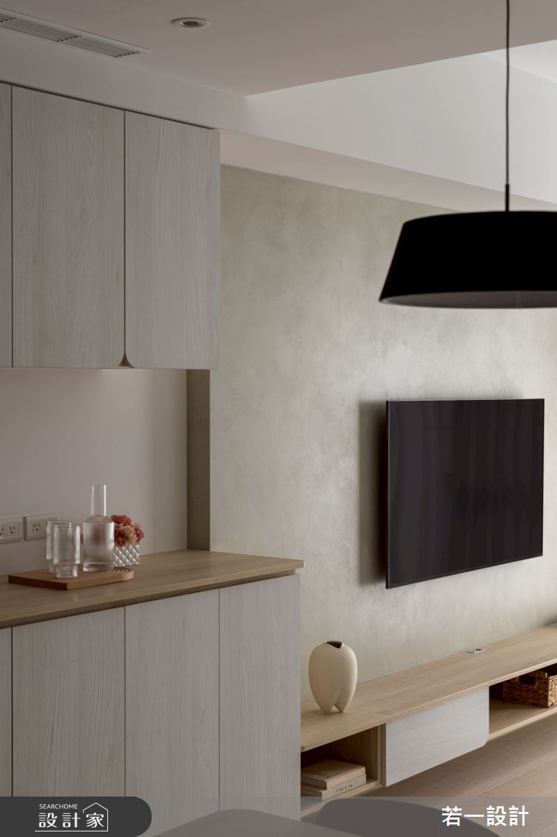20坪新成屋(5年以下)＿北歐風客廳案例圖片＿若一設計＿若一_光落．木境之14