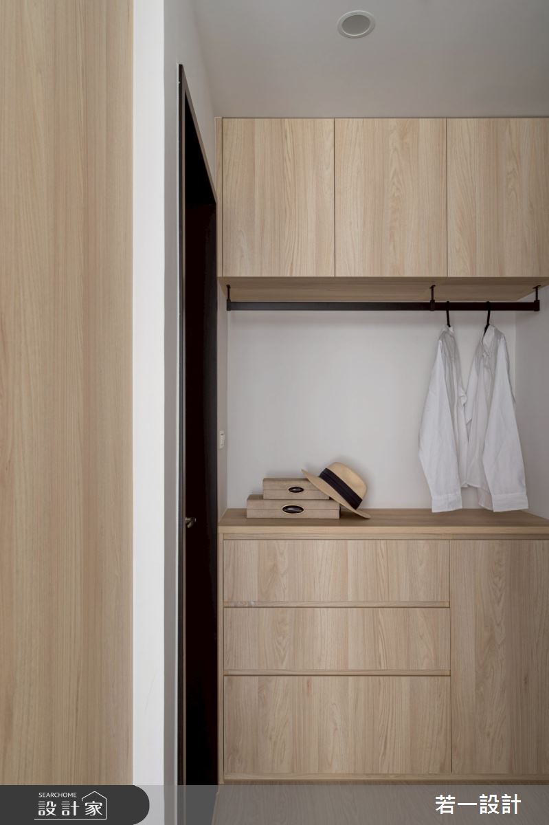 20坪新成屋(5年以下)＿北歐風臥室案例圖片＿若一設計＿若一_光落．木境之16