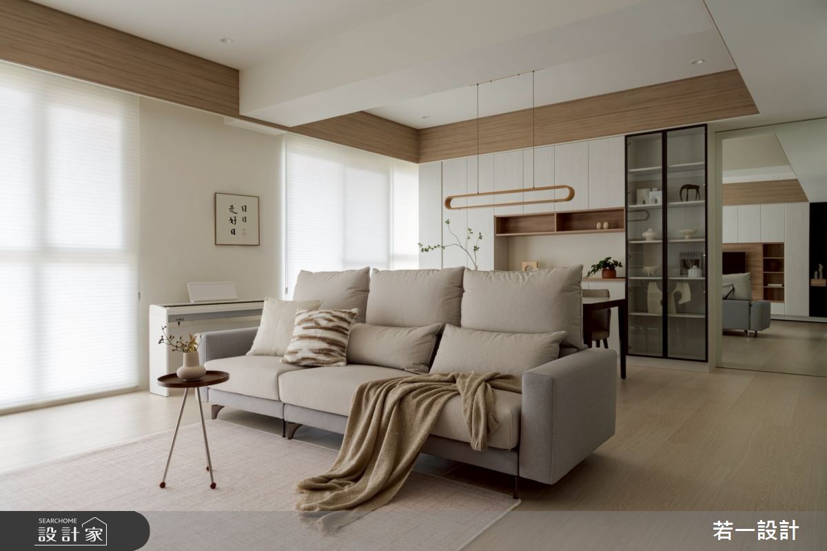 中古屋(5~15年)＿簡約風客廳餐廳案例圖片＿若一設計＿若一_漫影之8