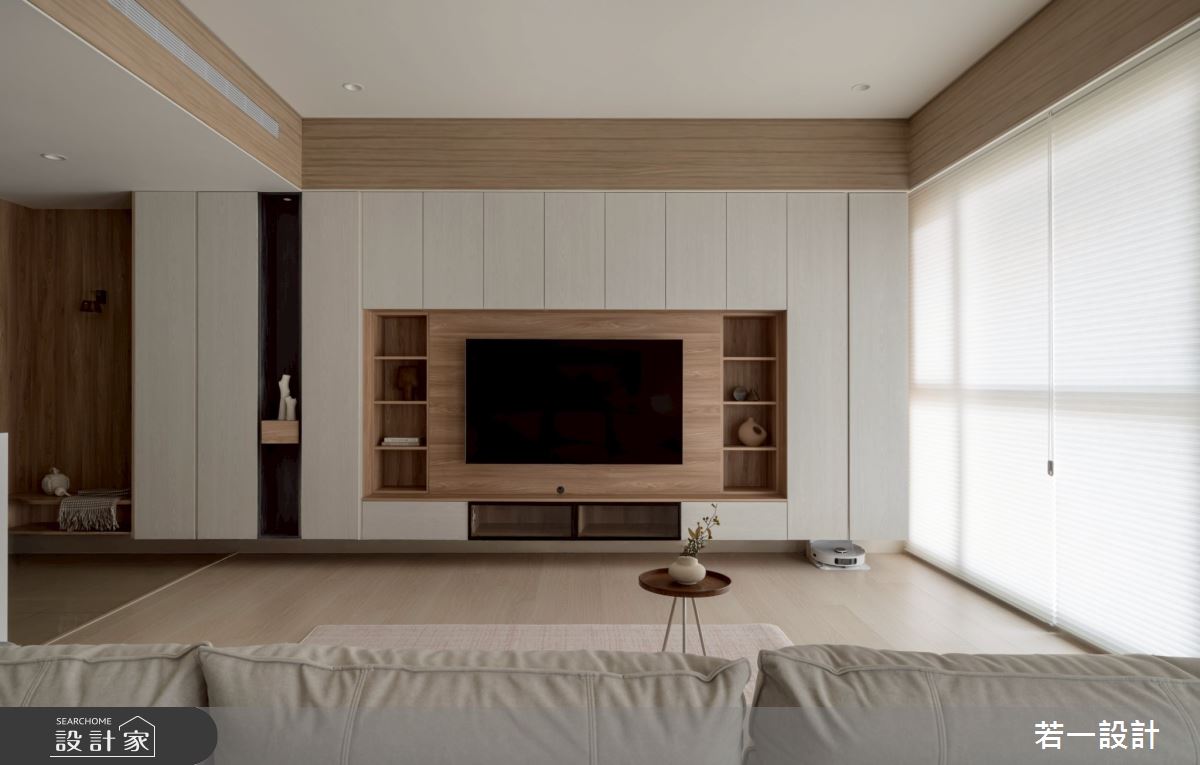 中古屋(5~15年)＿簡約風客廳案例圖片＿若一設計＿若一_漫影之1