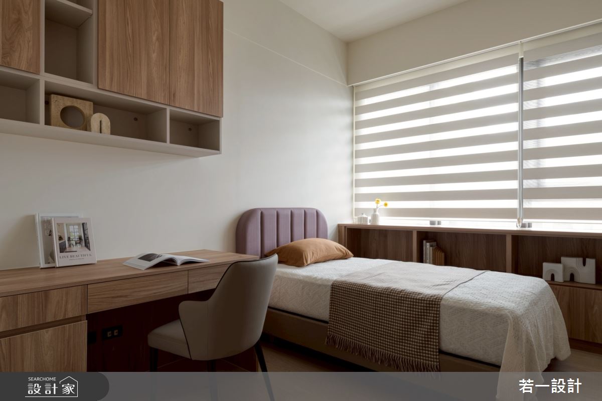 中古屋(5~15年)＿簡約風臥室案例圖片＿若一設計＿若一_漫影之16