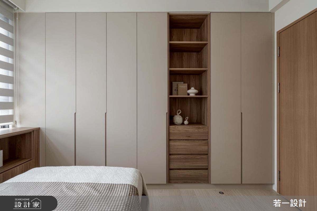 中古屋(5~15年)＿簡約風臥室案例圖片＿若一設計＿若一_漫影之17